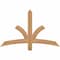 Ekena Millwork Davenport Timber Gable Bracket, Western Red Cedar, 48"W x 30"H x 1 1/2"D x 3 1/2"F, 15/12 Pitch GBW048X30X0204DAV00SWR - alternate 1